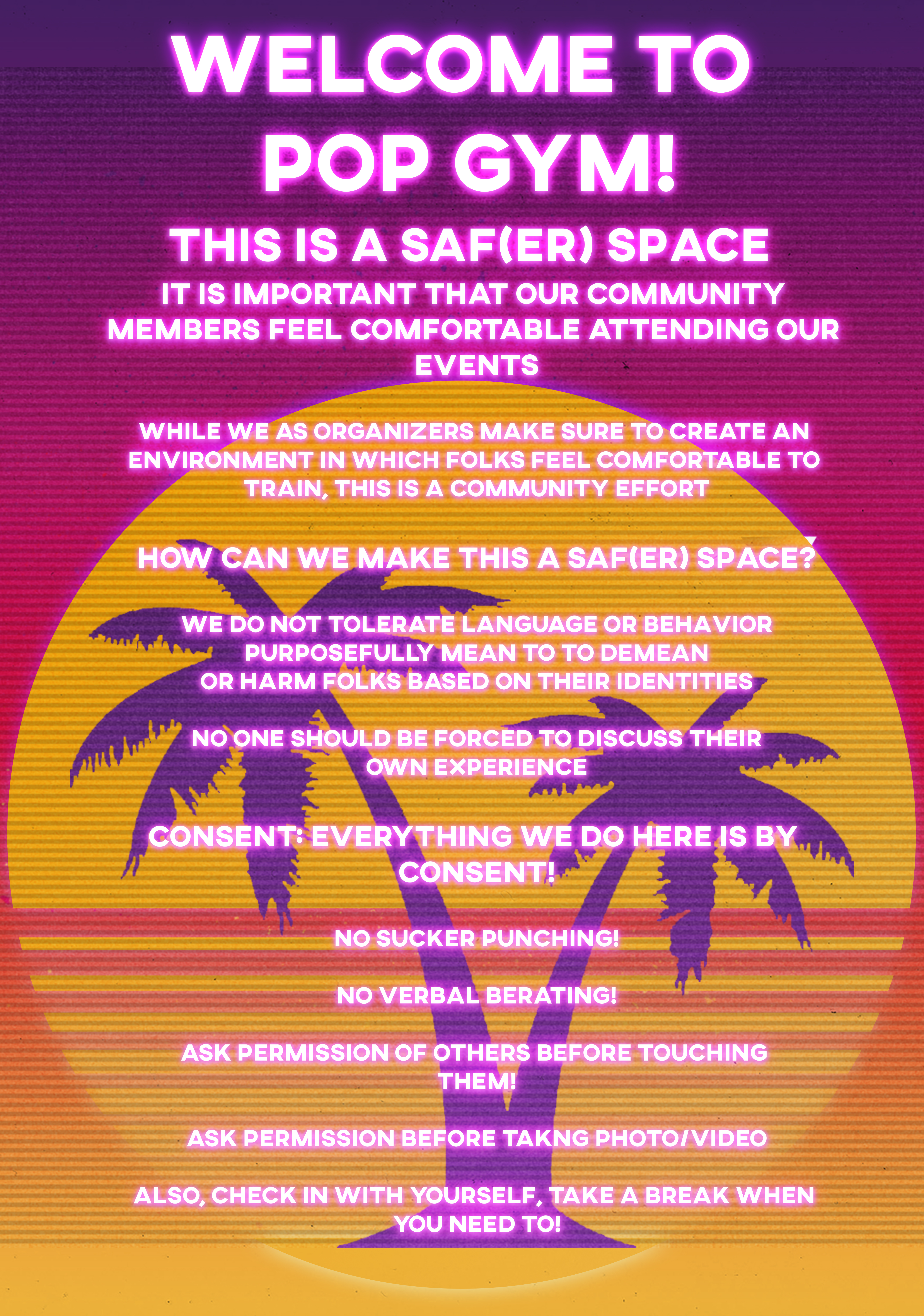 Pop Gym & Safe Space